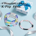 thumbnail image 6 of AICase For KPop Merch Bracelet Set 4pcs Stuff Fans Cosplay Merchandise Gifts Outfit Costume Accessories Christmas Stocking Stuffers Party Favors Friendship Jewelry Halloween Birthday, 6 of 8