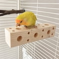 thumbnail image 7 of Parrots Toy Birdcage Tearing Puzzle Toy Wooden Block Chewing Toy for Small Pet Birds Birdcage Screw Foraging Toy, 7 of 7