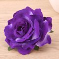 thumbnail image 4 of Purple Cloth Rose Hairpin for Decoration Durable and Comfortable Craft Accessory 4pcs, 4 of 8