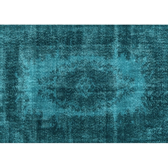 Ahgly Company Indoor Rectangle Persian Light Blue Traditional Area Rugs, 5' x 8'