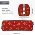 thumbnail image 3 of Honeii Gingerbread Man Pattern Pencil Case, Pencil Pouch, Pencil Case Small, Pencil Pouch Aesthetic, PVC Pencil Pouch, Pencil Bag, Makeup Pouch, 3 of 7