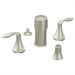 Moen T5220BN Brushed nickel two-handle bidet faucet