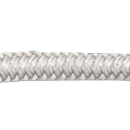 Nylon Liner - Sea-Dog 302112025Wh-1 Double Braided Nylon Dock Line - White, 1/2