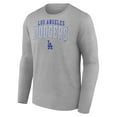 thumbnail image 2 of Men's Fanatics  No Color Los Angeles Dodgers Iconic Tricode Long Sleeve T-Shirt, 2 of 3