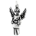 thumbnail image 1 of Sterling Silver Guardian Angel Charm, 1 inch tall, 1 of 1