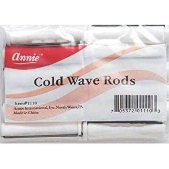 Annie Cold Wave Rods 7/16" Short White