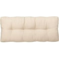 thumbnail image 6 of Outdoor Bench Cushion 45 x18 inch with Non-Slip Grips,Water Resistant Porch Swing Cushion,Bench Pillow Pads,Tufted Cushions for  Garden Furniture,45" Seat Cushions(Antique Beige), 6 of 6