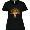 thumbnail image 3 of Inktastic Thanksgiving Turkey Women's Plus Size T-Shirt, 3 of 5