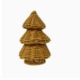 thumbnail image 5 of Clearance Wicker Rattan Christmas Tree, Hand Woven Christmas Tree, Christmas Decoration Gift for Mantel Fireplace Home (Brown), 5 of 6