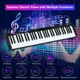 thumbnail image 6 of Gymax 61 Key Digital Piano Recital MIDI Keyboard Black, 6 of 10