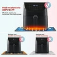 thumbnail image 4 of WEISIPU Heat Resistant Mat for Air Fryer Countertop Protector Kitchen Felt Slide Mat, 4 of 11
