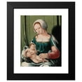 thumbnail image 2 of Lucas Van Leyden 15x18 Black Modern Framed Museum Art Print Titled - Virgin and Child (C. 1530), 2 of 5