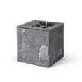 thumbnail image 2 of Contemporary Home Living 7.75" Anthracite Square 4-Wick Pillar Candle, 2 of 2
