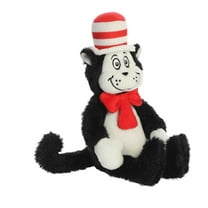 Aurora - Small Black Dr. Seuss - 8" Cat In The Hat - Whimsical Stuffed Animal