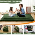 thumbnail image 6 of Danolapsi Futon Mattress Twin/Full Size, Japanese Floor Mattress Foldable Sleeping Mattress, Roll Up Floor Bed Mattress for Easy Storage, Tatami Mat Japanese Floor Bed for Dorm Camping, 6 of 6