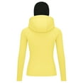 thumbnail image 4 of Chaqueta deportiva de invierno para niños, de color liso, de manga larga, con capucha, informal, con cremallera y bolsillos, de poliéster., 4 of 6