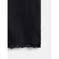 thumbnail image 3 of Weekend Academy Girls Henley Tee with Lace Trim, Sizes 4-18, 3 of 3