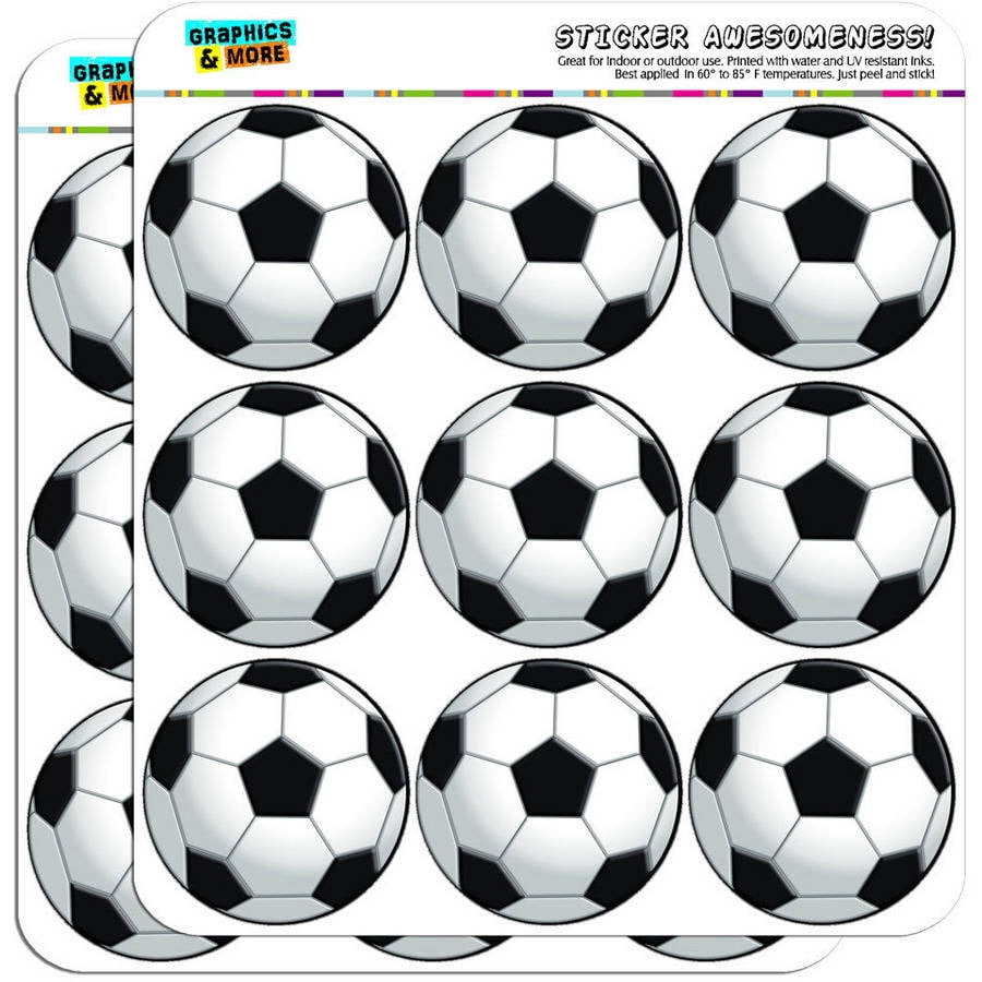 Soccer Ball Football 18 2" Planner Calendar Scrapbooking Crafting