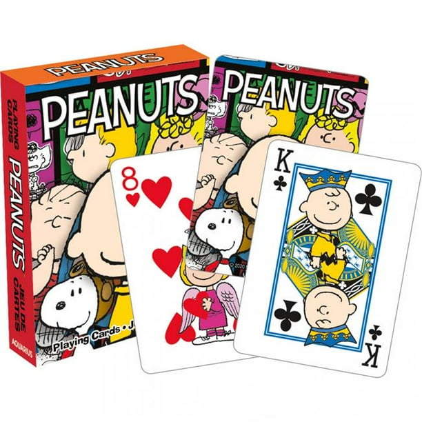 Aquarius Peanuts Charlie Brown Playing Cards Walmart Com