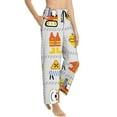 thumbnail image 2 of Sigee Construction Equipments Worker Print Women's Soft Pajama Pants - Breathable and Comfortable Lounge Sleep Bottoms with Elastic Waistband and Pockets-Medium, 2 of 9