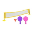 thumbnail image 5 of KAKOWELY 1 Set Mini Portable Tabletop Table Tennis Pong Board Game Set Toy Rackets Net for Kids Children,7.87"X4.72"X0.98", 5 of 5