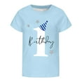 thumbnail image 4 of Tiijoy Girls Birthday T-Shirt Cute Short Sleeve Crewneck T Shirt for Kids, Sizes 1, 4 of 4