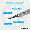 thumbnail image 5 of Uxcell Plastic Dart Tips, 100 Pack 2BA Thread Soft Dart Tips Dart Accessories, White, 5 of 6