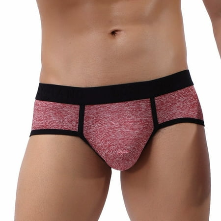 

BIZIZA Men s Jock Strap Athletic Male Supporters Underwear Jockstrap Briefs Red XL