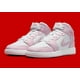 thumbnail image 2 of N I-K-E A i r-Jor-dan 1 Mid (GS) Shoes Pink Foam White DQ8423-608 Multi Sizes NEW, 2 of 6