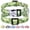 Green, variant on Didog Floral Personalized Dog Collar Soft Padded Nylon with Custom Engraved ID Buckle