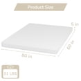 thumbnail image 5 of Queen Mattress, 5 inch Memory Foam Mattress Green Tea Infused Mattress Medium Firm Mattress CertiPUR-US Certified / Bed-in-a-Box / Pressure Relieving,Queen Size, 5 of 7