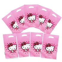 30 BAGS Kitty Cat Gift Bags Kitty Goodie Bags Kitty For Kids Birthday Cat Party Flavor Bags Candy Bags