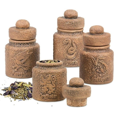 harry potter 4pc potions storage jar set