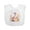 AA-White, variant on Inktastic Bookworm Dragon Book Lover Girls Baby Bib