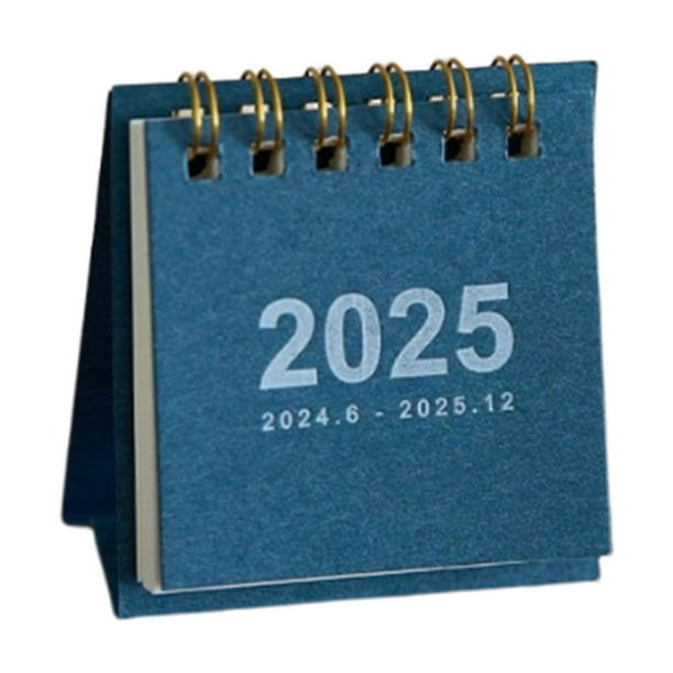 2025 Mini Desk Calendar Organizer | Compact Tabletop Decoration | Durable Daily Office Planner | Stylish Home Décor | Clear Date Display | Space-Saving Design | Single Pack