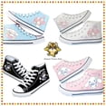 thumbnail image 2 of Sanrio-zapatos de lona de alta calidad de Hello Kitty para niños, zapatillas Kawaii luminosas con suelas suaves, a la moda, regalo, 2 of 4