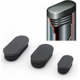 thumbnail image 4 of Furniture legs, plastic end pieces, chair legs, oval end pieces, furniture legs, plastic end pieces, trampoline chairs, oval end pieces, 20 pieces (20x40mm), 4 of 5
