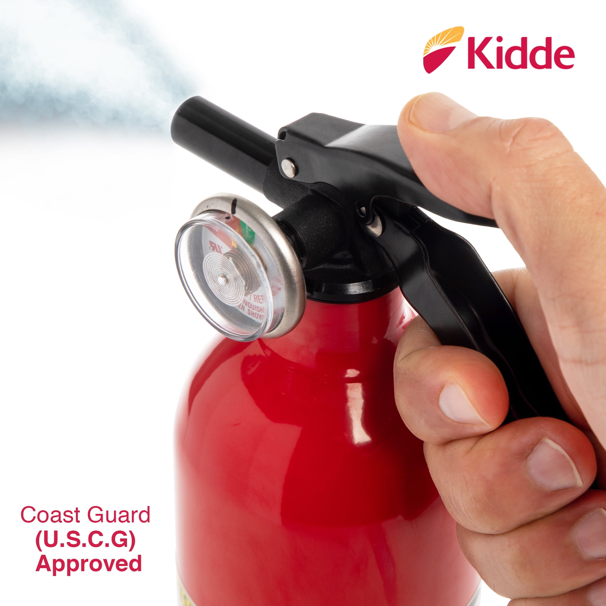 Kidde Multipurpose Home Fire Extinguisher, UL Rated 1-A:10-B:C, Model  KD82-110ABC