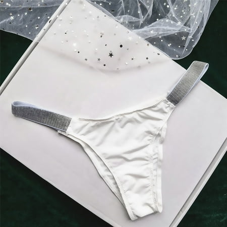 

CAICJ98 Lingerie for Women Naughty Cotton Panties Gift For Womens Underpants Lace Panties Underwear Panties Bikini Solid Womens Briefs Knickers White