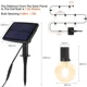 thumbnail image 2 of 10 luces LED solares de hadas para exteriores, impermeables, 7,5 m, 2 of 6