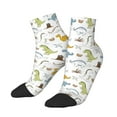 thumbnail image 3 of Salouo Dinosaur Pattern Unisex Middle Tube Socks,Middle-Finger Knee High Socks Over The Calf Tube Stocking Crew Stockings for Women and Men Tube Socks, 3 of 8