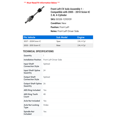 thumbnail image 2 of Front Left CV Axle Assembly 1 - Compatible with 2005 - 2010 Scion tC 2.4L 4-Cylinder - Autopart Premium, 2 of 2