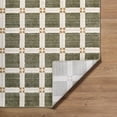 thumbnail image 5 of Hauteloom Kalkin Living Room, Bedroom Area Rug - Contemporary - Olive, Off White, Light Gray - 7'10" x 10'2", 5 of 6