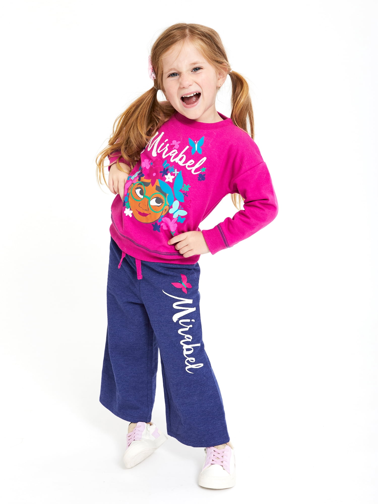 Disney's Encanto Baby and Toddler Girls Top and Pant Outfit Set, 2-Piece, 12 Months-5T