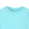 thumbnail image 4 of Splozh Teen Girl Shirts 3-14 Years Girls' Loose Sports Casual Crop Top Casual Fall Winter Cute Shirts,Sky Blue,11-12 Years, 4 of 6