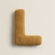 thumbnail image 4 of Cojines de 26 letras, cojines suaves de algodón con letras para decorar sofás y camas, cojines decorativos de 38x30cm - Elige tu letra, 4 of 9