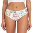 thumbnail image 3 of Women's Underwear Easter Eggs with Floral Hipster Panties Underwear for women, Medium, 3 of 9