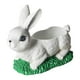 thumbnail image 3 of Estatuas de conejo de Pascua, maceta decorativa para flores, macetas para fiestas blanco, 3 of 8
