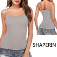 thumbnail image 6 of MISS MOLY Women Camisole Shelf Bra with Adjustable Strap Stretch Tank Top Basic Layering Cami Top for Daily Wearing, 6 of 7