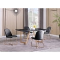 thumbnail image 2 of Sunland Black with Bronze Accents Wood Rectangular Dinette Table, 2 of 2